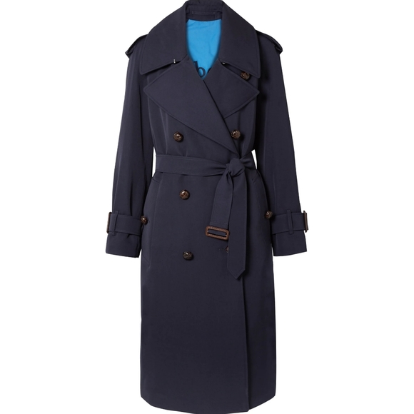 Burberry The Regina Oversize Wool Gabardine Coat